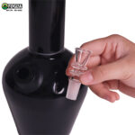 Chill Steel Pipe – Gloss Black Bong - Ảnh 4